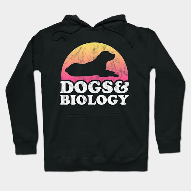 Dogs and Biology Dog and Biologist Gift Hoodie by JKFDesigns